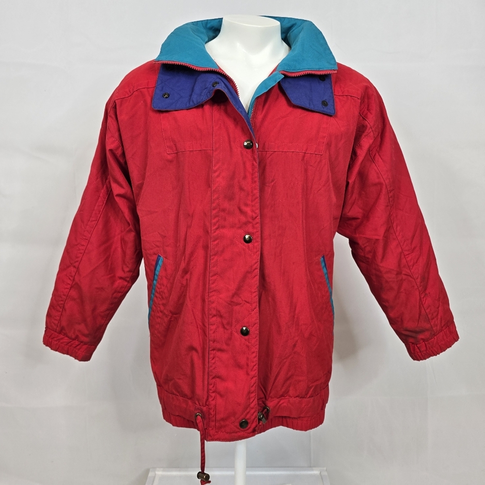 VTG 80's London Fog Colorful Thinsulate 3M Winter Jacket Sz M